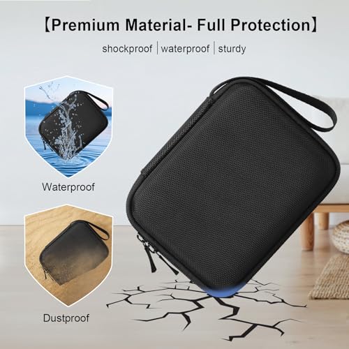 Image of Elonbo Carrying Case for Portable Handheld Inhaler Nebulizer Machine, Black