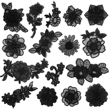 black on black embroidery