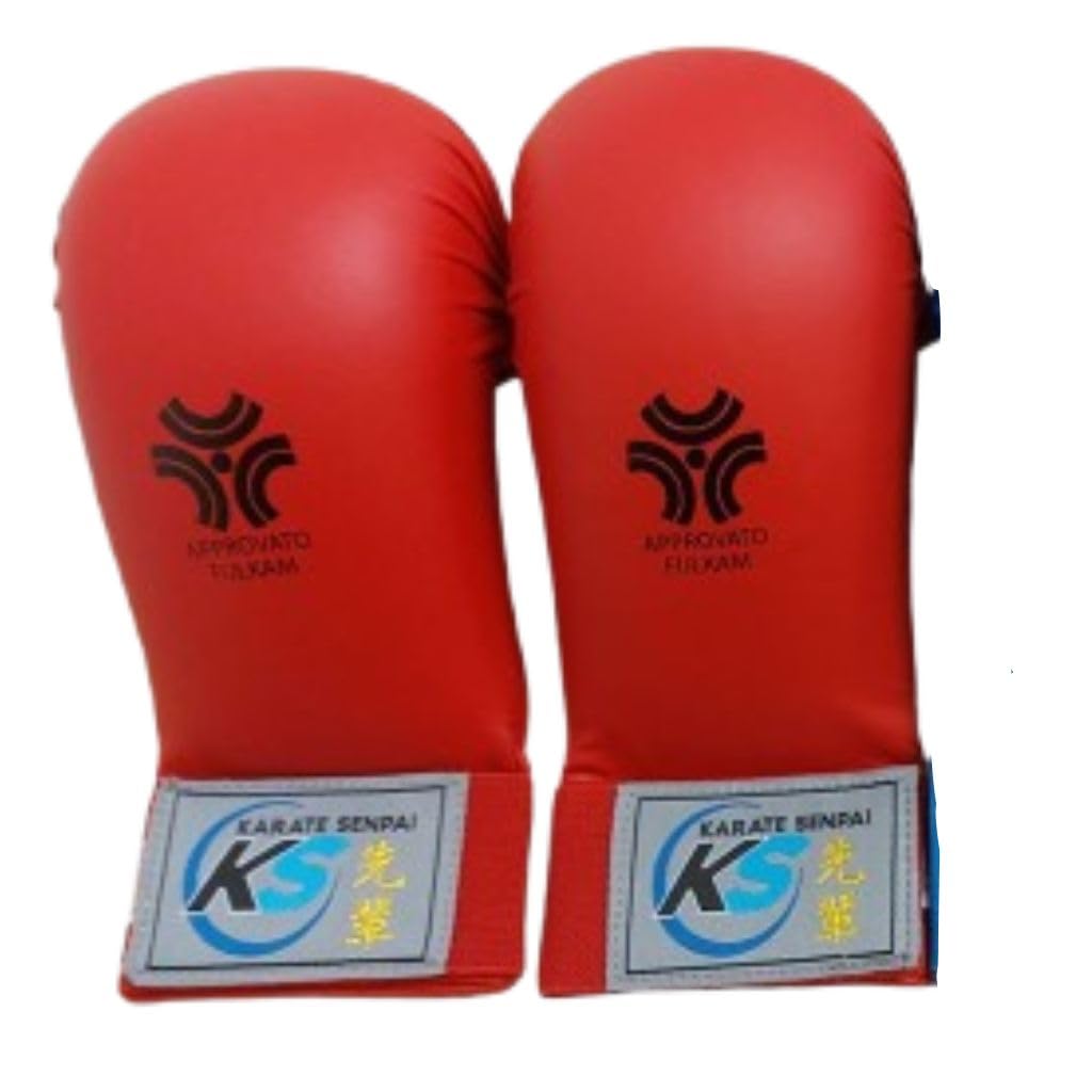 Guanti Karate Kumite Leggeri e Resistenti, Ideali per Allenamento e Competizione arti marziali FIJLKAM_APPROVATO, Varie taglie e colori
