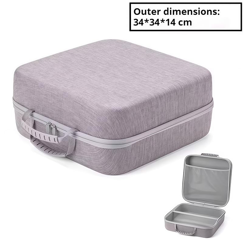 Bolsa Organizador Cable Coche Maletero Funda para Citroen SpaceTourer 2016-2026 | Blanco Tela Dragón EVA Forro Terciopelo Cables Alimentación Protector Estuche Maleta Auto Accesorios