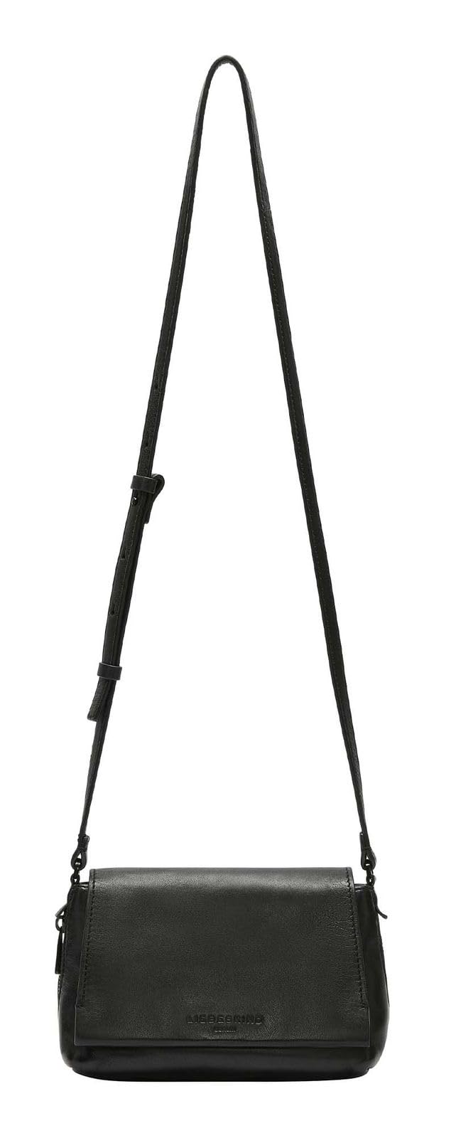 LIEBESKIND BERLIN Leather cross body bag clutch Hera Sheep Natural Crossbody Black