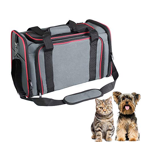 Goopaws Soft-Sided Kennel Pet Carrier For Small Dogs, Cats, Puppy, Airline Approved Cat Carriers Dog Carrier Collapsible, Travel Handbag & Car Seat #TOP2
