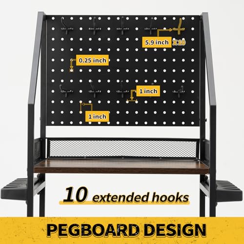 SOYEEZE Suportes de vara de pesca para garagem, armazenamento e organização de equipamentos de pesca