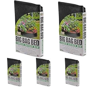 Smart Pot 100511247 Big Bag Fabric Raised Bed, Original, Black (Pack of 5)