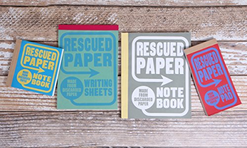 Rescued Paper Notebook, Small (Eco-Friendly Recycled Paper Notebooks, Environmentally Friendly Journal) #TOP3