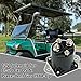 gradora Club Car 12V Gas Golf Cart Solenoid Replacement for 1984-Up Club Car DS & Precedent Gas Golf Cart 1013609 435-154