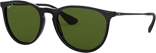 Vista 64 de Ray-Ban Rb4171 Erika Gafas de sol redondas Habana Claro/Verde Oscuro