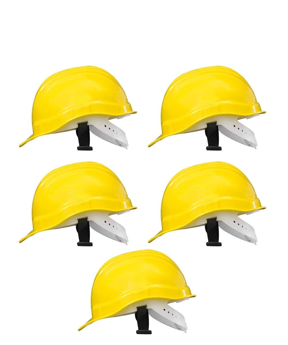 EVEN Hard Protection Outdoor Work Head Safety Helmet with ISI Mark, Safety Helmet (Yellow Set of 5) (B07X4DBXFV) Amazon Price History, Amazon Price Tracker