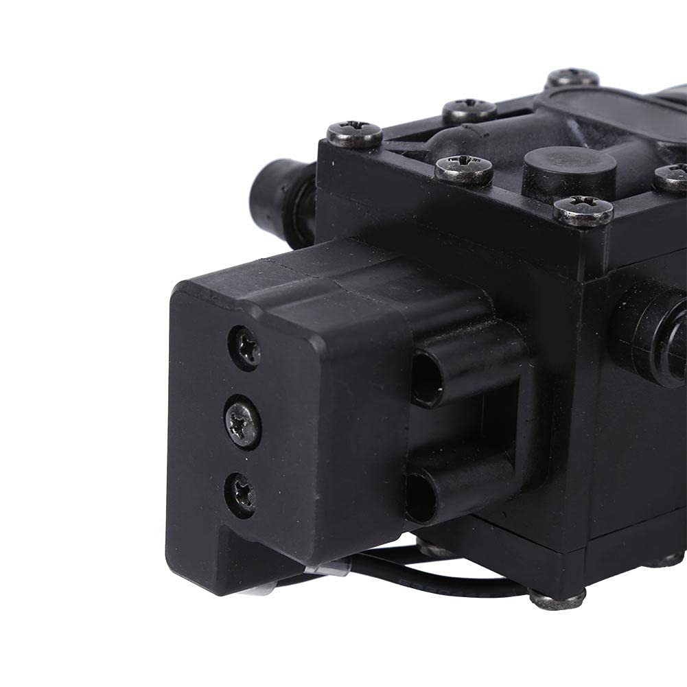 Pompe à diaphragme intelligente, pompe à membrane haute pression Dc12V 120W haute pression, sortie d'eau droite 7L / Min 10mm(18V Motor)