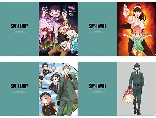 SPY x FAMILY Main Visual Clear File Set, MISSION: 5 - 8