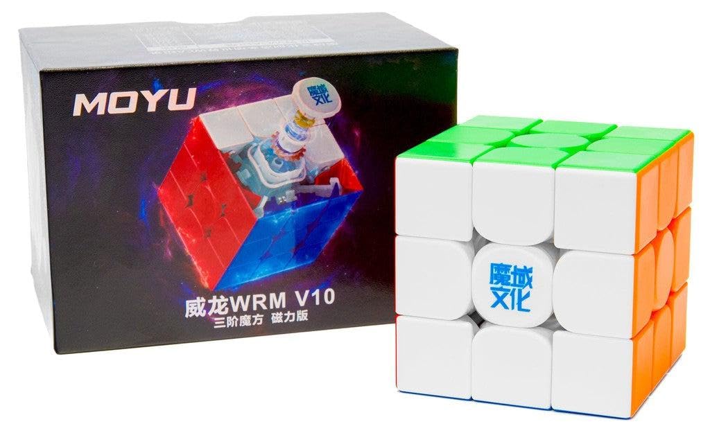 HAWKISTER Moyu WR M V10 Magnetic 3X3 Stickerless Speed Cube, Moyu Weilong WR M V10 Magnetic New Dual Adjustment Professional Flagship 3X3X3 Cube (Magnetic, UV Coated)-image-28
