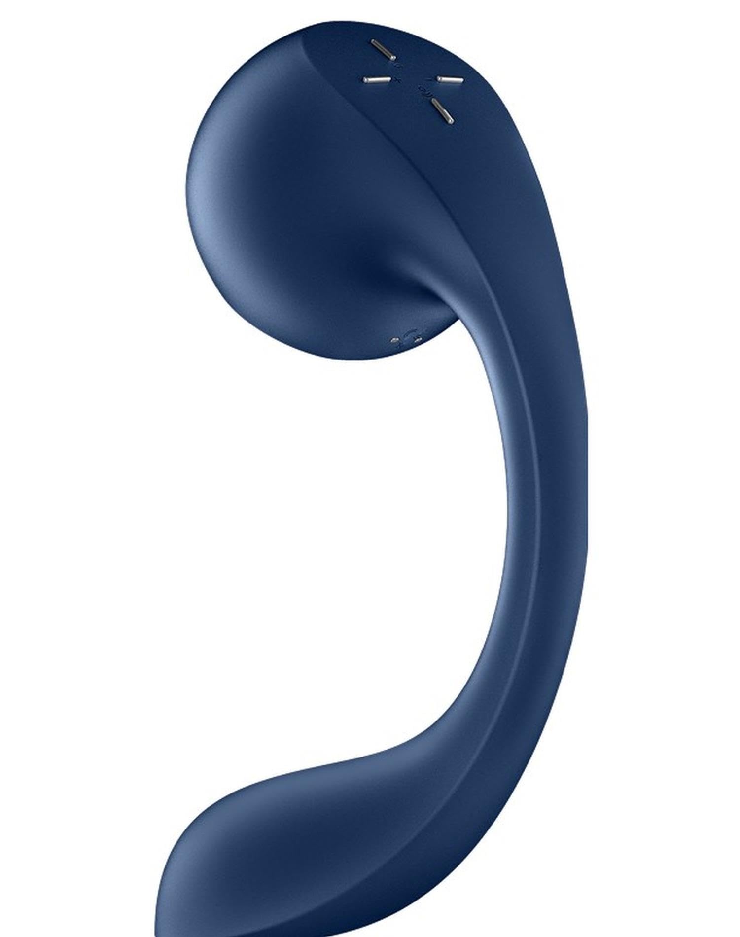 Satisfyer Pro+ Wave 4 Connect App | 23 cm | 2 in 1: vibratore Air Pulse e per il punto G | Tecnologia robotica | Ricaricabile | Impermeabile (IPX7) | Silicone delicato sulla pelle