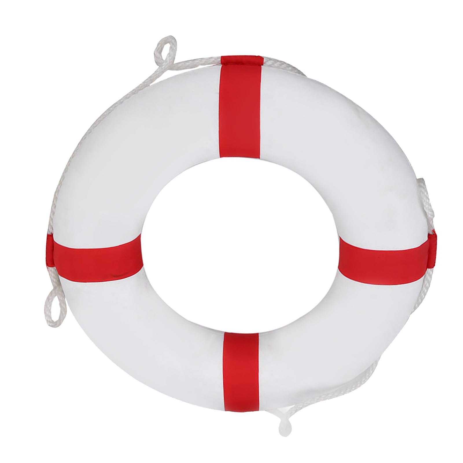 Rettungsring, Hochdichter Schaumstoff-Schwimmbadring mit Oxford-Stoffkante und Nylonseil, Faltbares, Tragbares Design für die Wassersicherheit von Erwachsenenbooten Am Flussstrand