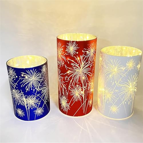 Lanternes Ouragan de Table LED : Idéal Déco de Fête et Soirée Chic - 6