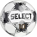 Select Numero 10 Soccer Ball, White/Black/Silver V25, Size 4