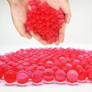 Dortrue 20.000 Stück rote Wassergelperlen
