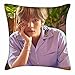 Produktbild Loheag Clinor BTS Zierkissen mit Doppelseitig Kissenbezüge, Weiche Baumwolle Throw Kissen für Sofa Schlafzimmer Auto | Love Yourself | Jungkook, Jimin, V, Suga, Jin, J-Hope, Rap Monster (H03)