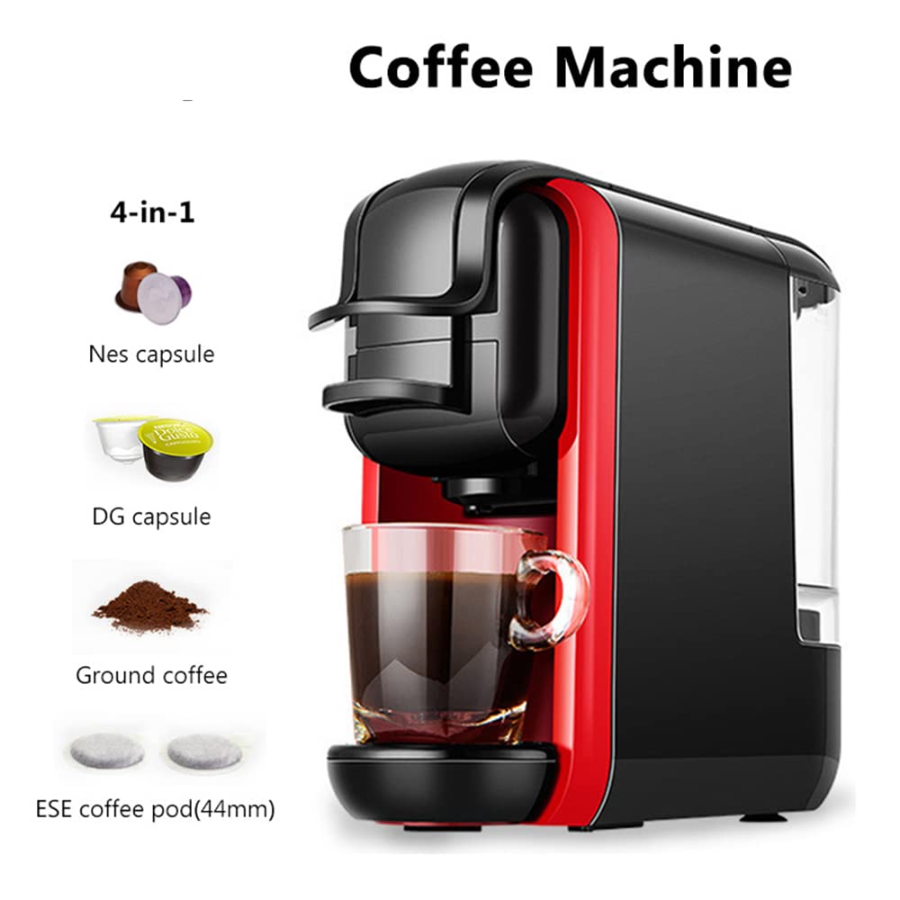 DieffematicKF Cafetera Cafetera Espresso, Fabricante de Espuma de Leche, Interruptor automático, pequeño hogar Comercial, máquina de café de Vapor Caliente