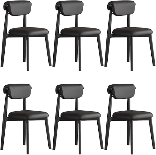 Miniatura 37 de YVYKFZD Juego de sillas de comedor, silla de comedor de madera maciza, sillas de cocina tapizadas, silla de sala de estar con respaldo curvo, para