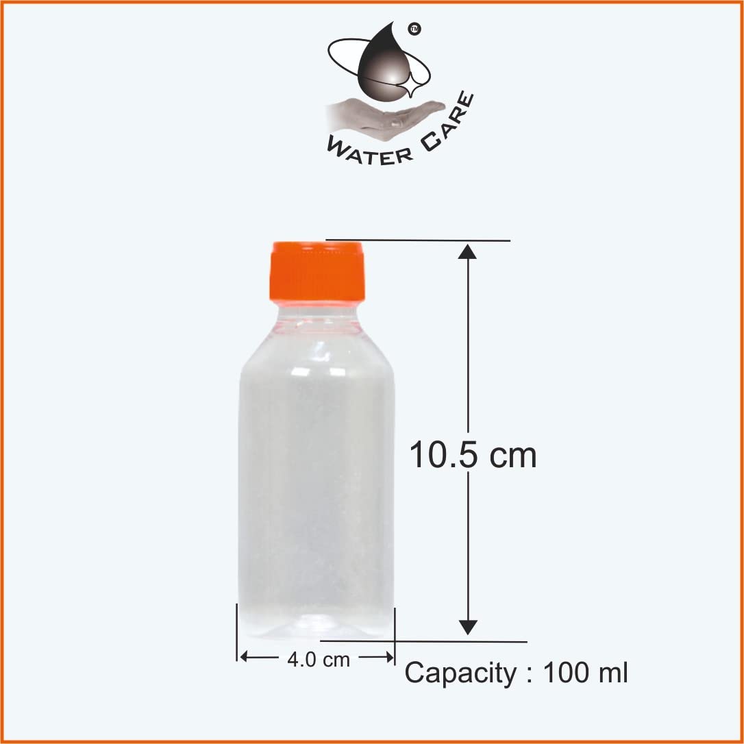 Water Care Technologies Empty Red Cap PET Bottles| With Inner Seal And Cap | Multipurpose Uses For Liquids/Solids/Powders/Granules/Seeds/Dryfruits/Medicine Storage|100 ML/Pack of 10 offers donot miss 2 Water Care Technologies Empty Red Cap PET Bottles| With Inner Seal And Cap | Multipurpose Uses For Liquids/Solids/Powders/Granules/Seeds/Dryfruits/Medicine Storage|100 ML/Pack of 10 offers donot miss