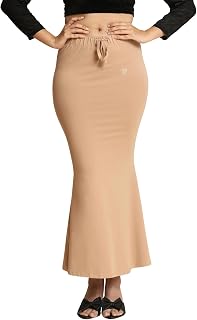 TWIN BIRDS Saree Sculptor Shapewear for Women | Super Soft Cotton Elastane Saree Petticoat Skirt | Stretchable & Comfortab... Price In India