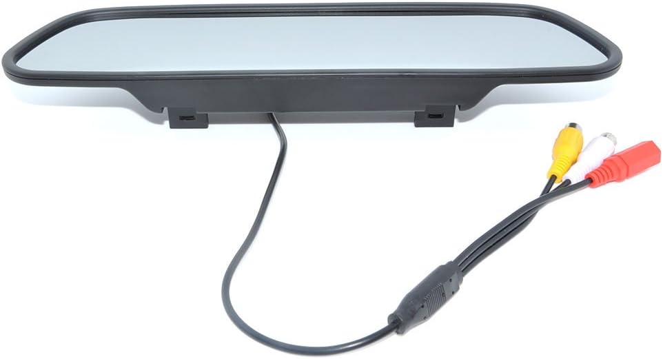 Auto Wayfeng WF® 5 inch LCD 16:9 TFT Screen Car Vehicle Rearview Mirror Monitor for DVD/VCR/Car Reverse Camera(DC 12V / PAL/NTSC / 2 Ways Video Inputs)