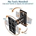 PERLESMITH Speaker Mounts - Universal Satellite Speaker Wall Brackets, 5 Pack - Adjustable Tilt and Swivel for Large Surround Sound Speakers - for Walls and Ceilings - Holds up to 8lbs