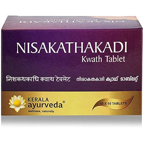 Glamorous Hub Kerala Ayurveda Nisakathakadi Kwath 100 Tab (Packing May Vary) Cover