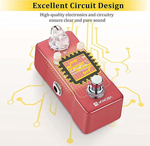 Vangoa Distortion Guitar Pedal, Pédale d’effet de distorsion pour guitare électrique avec True Bypass Mini Single Type… - Les Beatles, Paul McCartney, John Lennon, RIngo Starr, George Harrison Vangoa Distortion Guitar Pedal, Pédale d'effet de distorsion pour guitare électrique avec True Bypass Mini Single Type… – Image 5