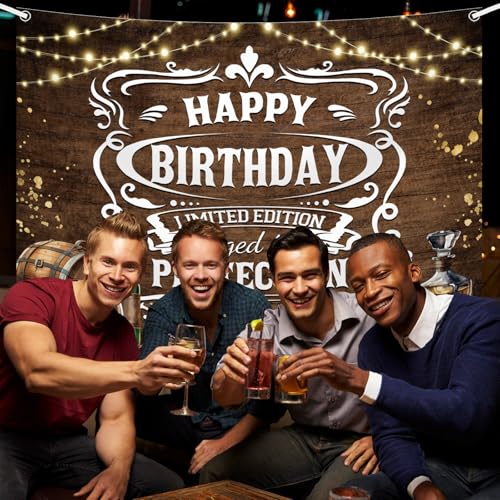 Toile de fond photographie de bière pour anniversaire masculin
