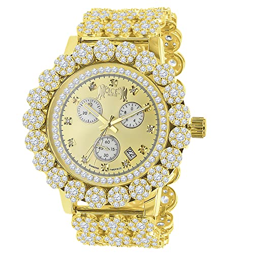 USDIAMONDKING Exclusive Custom Time Piece VVS1/D 23.15 Ctw. Simulated Diamond