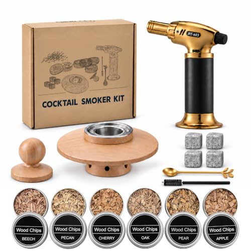 Whisky Smoker Set, Cocktail Smoker mit...