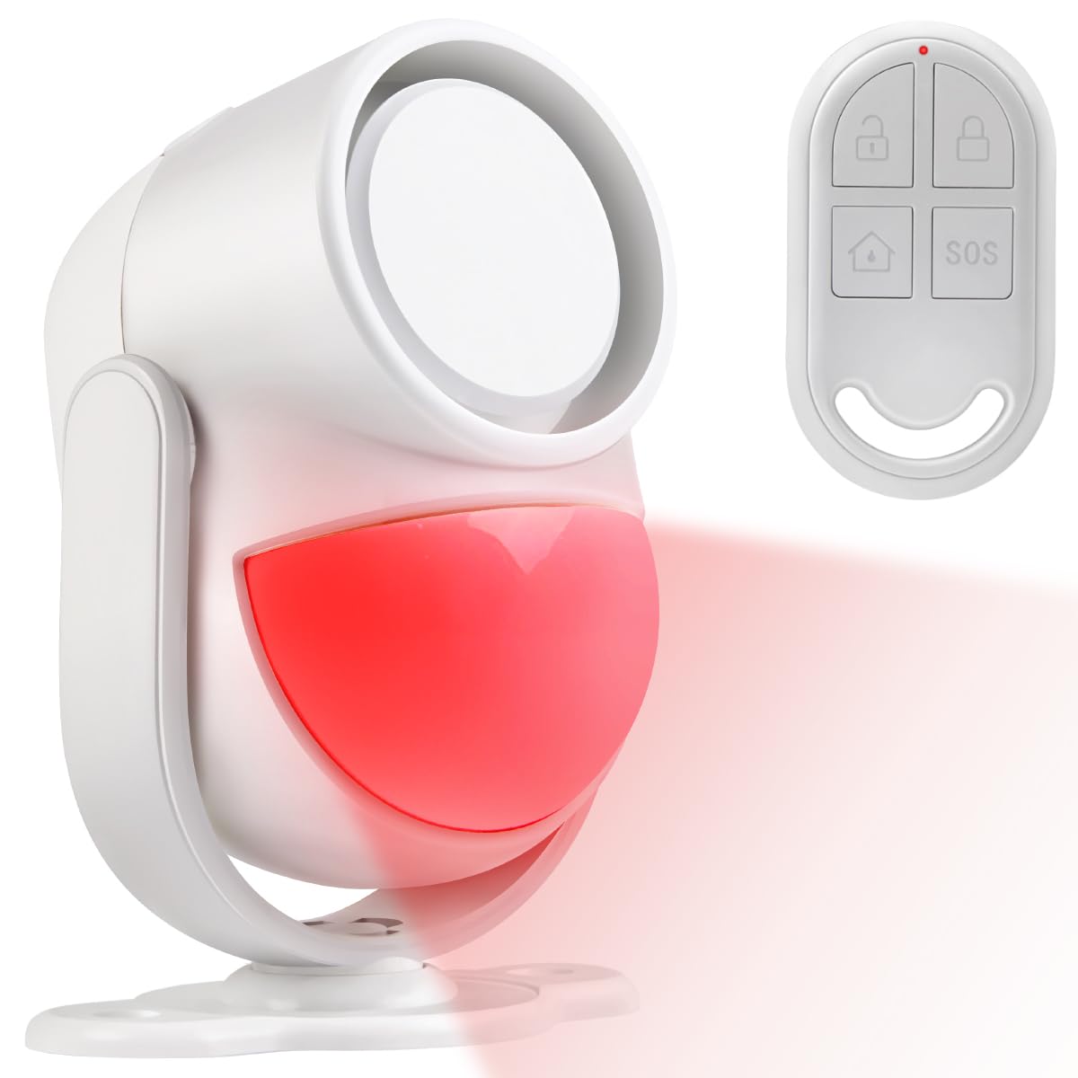 GALOOK Alarmas para Casa, PIR Sensor de Movimiento de Alarma con Control Remoto para Sistemas de Alarma en Casas, Tiendas, Oficinas, Coches Tecnología de Seguridad Protección Antirrobo, 125dB