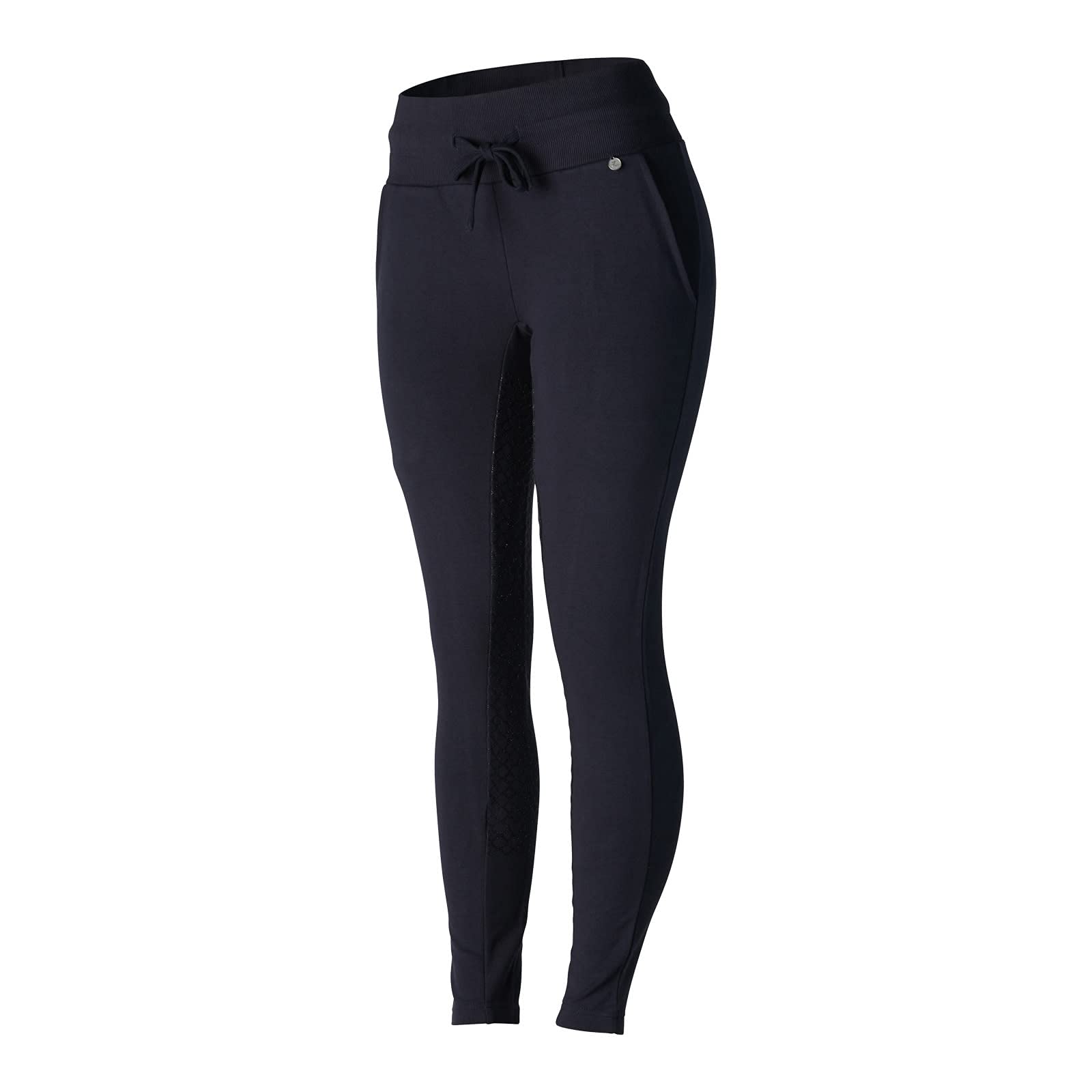 HORZE Elinor Womens Cotton Stretch Riding Tights - Dark Navy - 22