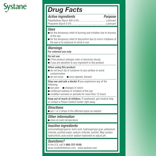 Systane Ultra Preservative Free Lubricant Eye Drops for Dry Eye, 60 Count - image 4