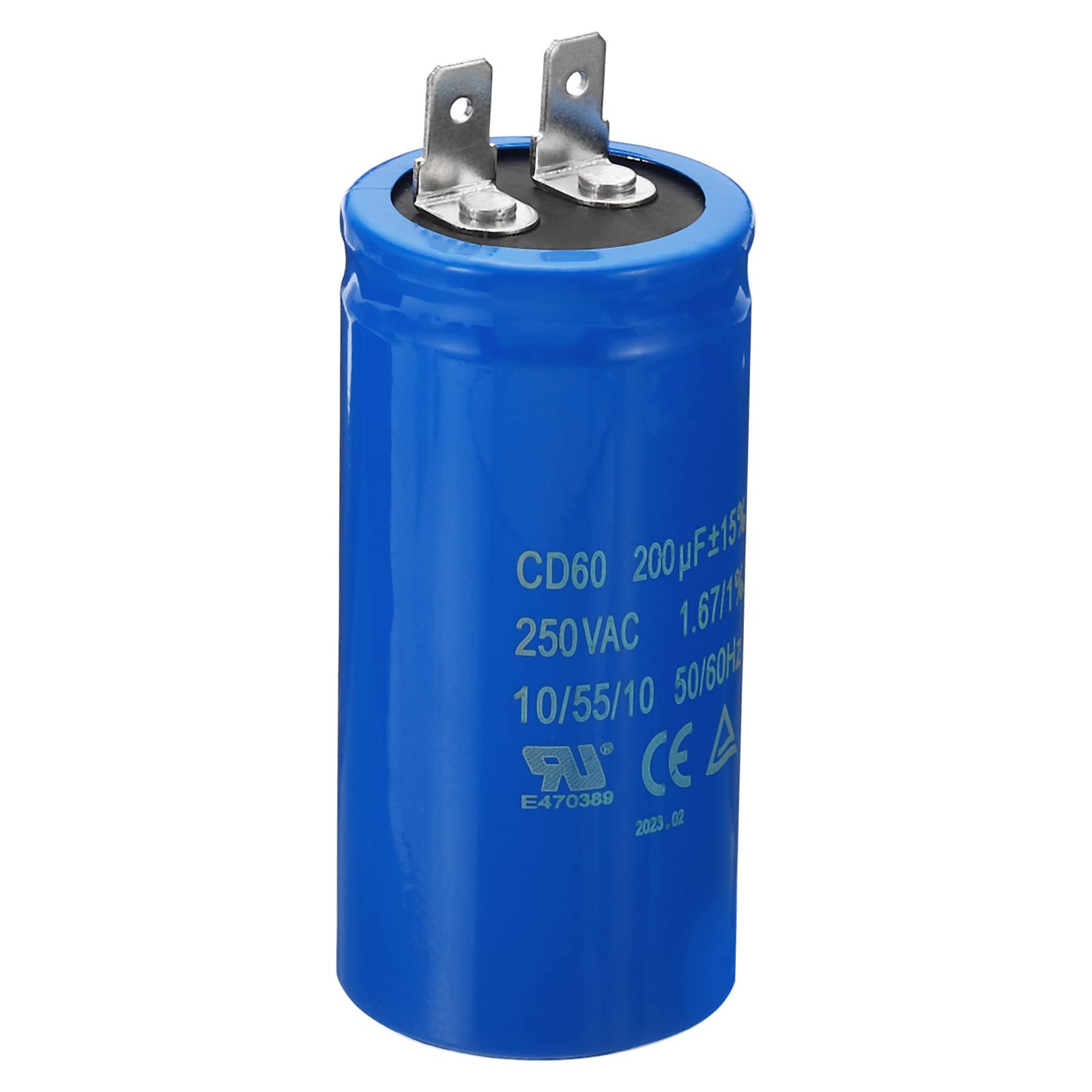PATIKIL CD60 Marcia Condensatore, 200uF/MFD 250VAC 15% Tolleranza 50/60Hz Motore Avviamento Condensatore per Aria Compressore Motore Avvio Funzione
