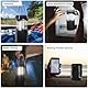 LED Campinglampe Solar, Wasserdicht LED Camping Laterne, Notfallleuchte mit Handkurbel, Eingebaute 3000mAh Akku für Wandern, Angeln, SOS, Ausfälle (Schwarz)