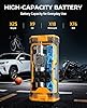 Pumptiva Tire Inflator Portable Air Compressor, 150PSI Cordless Air Pump with Smart Auto Stop & LED Light, 3X Fast Inflation Portable Tire Inflator for Car, Bike, Motorcycle, Balls & Outdoor Use #1