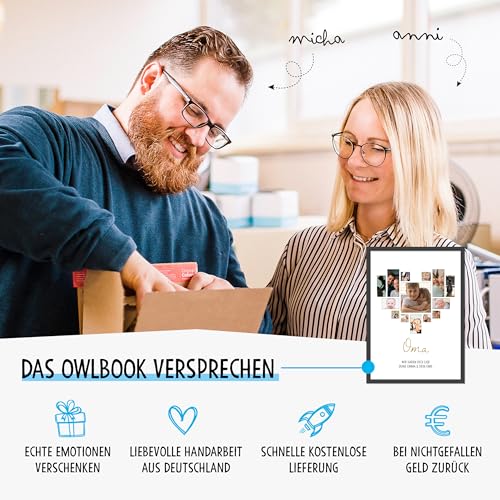 OWLBOOK® Personalisierte Geschenke für Oma Fotogeschenke für Oma Geschenke zum Geburtstag Geburtstagsgeschenke für Oma… – Ansicht 6