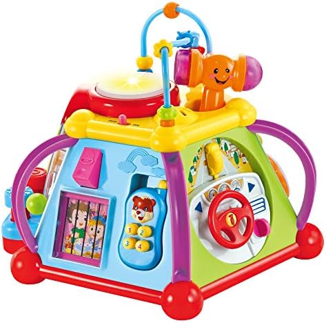 CifToys Activity Cube Toy for Kids 18 Months and up, 15 in 1 Play Center for Boys and Girls, Toddlers, 2, 3 Years Olds, for Babies of Any Age