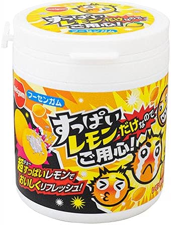 明治チューインガム すっぱいレモンだけなのでご用心(4入)
