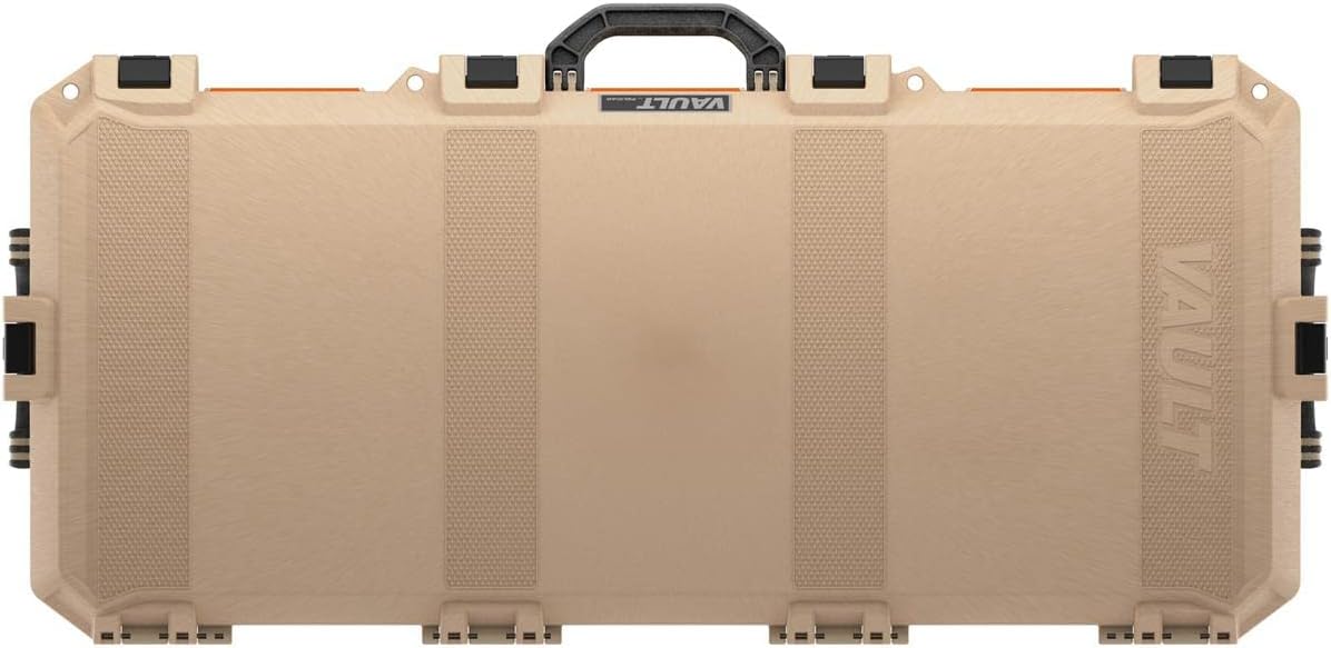 Pelican V700 Vault Takedown Rifle and Shotgun Case with Foam, Tan