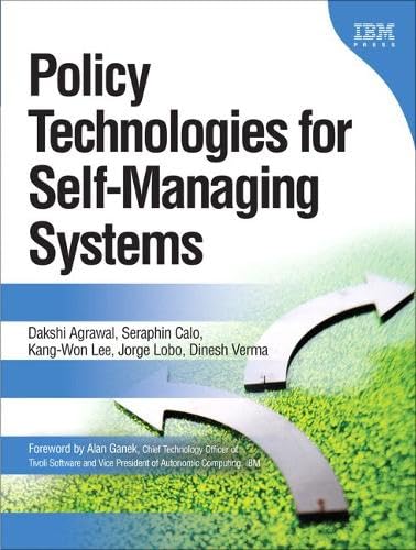 Buy Policy Technologies for Self-Managing Systems — BookShops.in