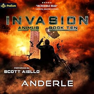 Invasion Audiolibro Por Joshua Anderle, Michael T Anderle arte de portada