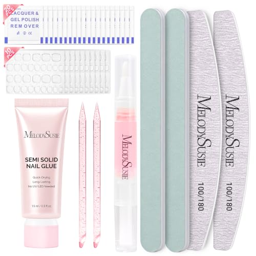 Image of MelodySusie 38PCS All-in-One Press On Nail Tool Kit for Manicure Prep