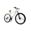 CAYA Fade 27.5T MTB Cycle for Men & Women with 21 Speed Gears & Semi Fat 3 Inch Tyre | Disc Brake & Suspension with Steel Frame 18.5 & Tyre 27 Inch Unisex Bicycle | Ideal for 15+ Adults-(White) gallery image
