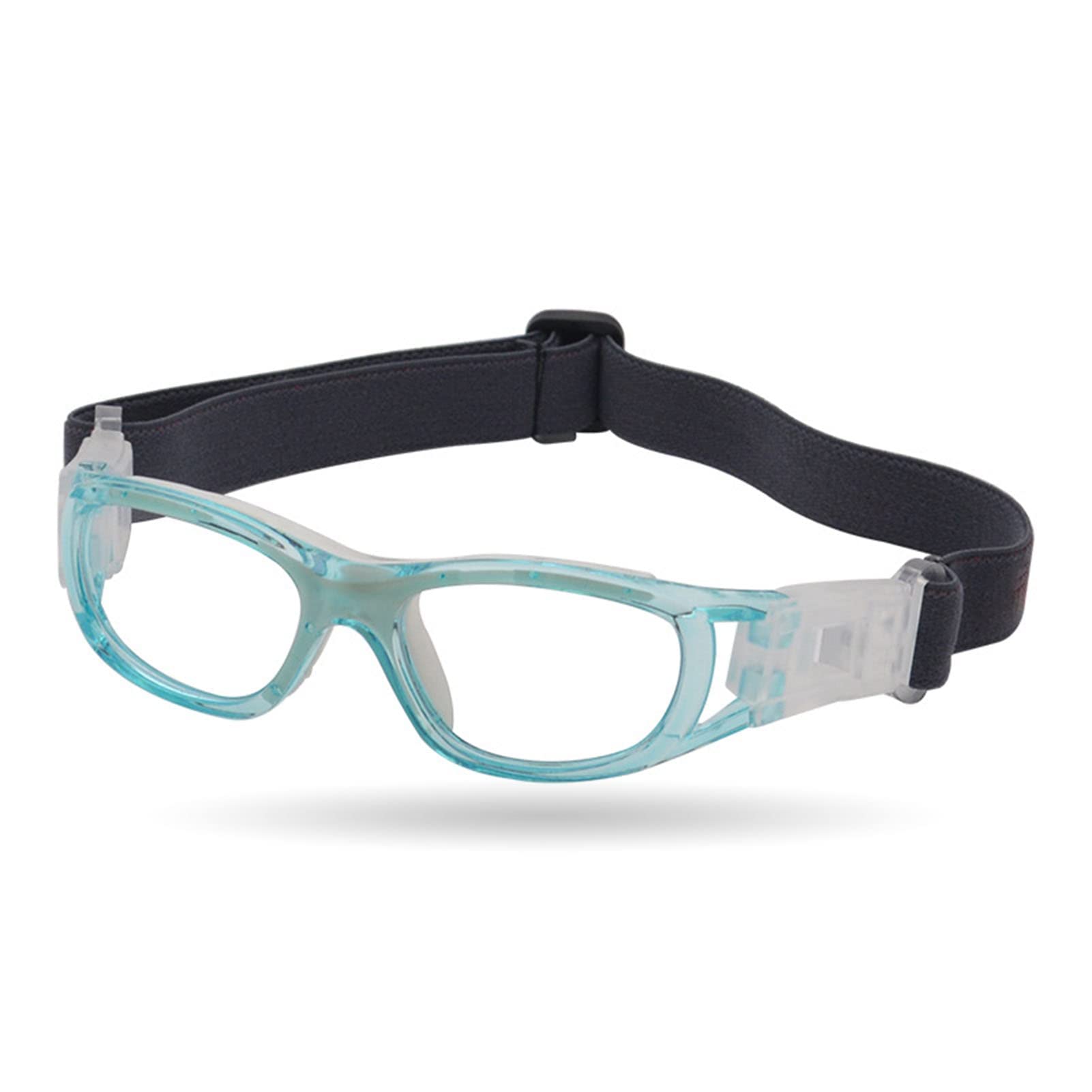 Gafas para niños, Accesorio Ajustable para Gafas de Baloncesto, Ciclismo, fútbol, ​​Adolescente, Almohadillas de Silicona súper Suaves para la Nariz, para niños de 5 a 15(Blue)