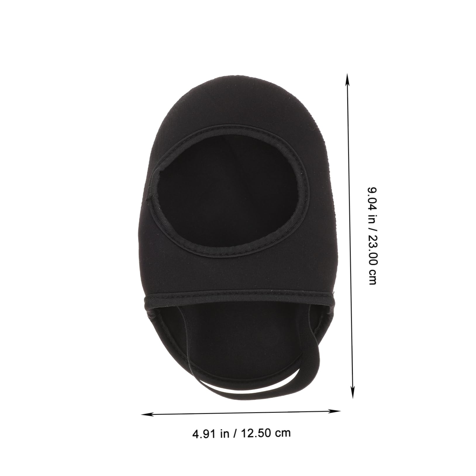 BESPORTBLE Chaussettes de vélo Pied de vélo de Montagne Mains Chaussette imperméable Chaussette antidérapante Couvre-Chaussures Pratiques Accessoire d'équitation Néoprène Black