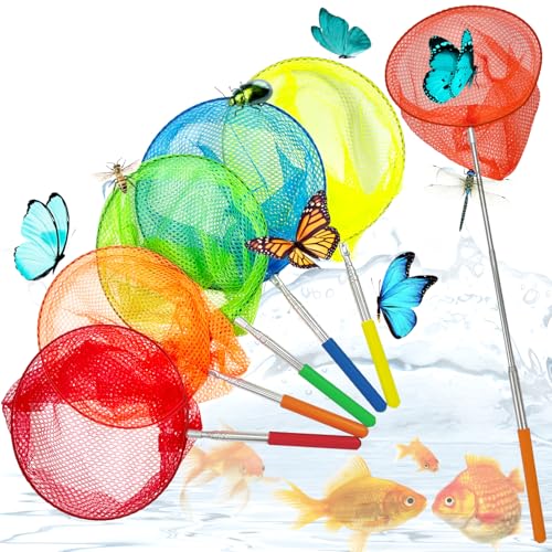 Kescher Kinder,5 Stück Kescher Set für Kinder Schmetterling Net|Teleskop Schmetterlingsnetz&Fischernetz|Insektennetz für Garten,Pool,Teich&Strand|Outdoor Fangnetz für Insekten,Kleine Fische Kescher Kinder,5 Stück Kescher Set für Kinder Schmetterling Net|Teleskop Schmetterlingsnetz&Fischernetz|Insektennetz für Garten,Pool,Teich&Strand|Outdoor Fangnetz für Insekten,Kleine Fische