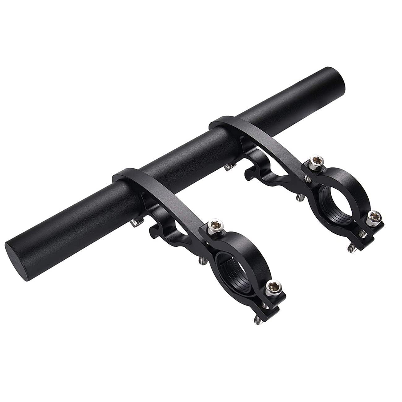 Khazna Bicycle Double Handlebars Extender Extension,Aluminum Alloy Super Long Bike Bracket Accessories,for Bike Mounts,Bicycle Extender Bars,for 22mm-32mm Bars Caliber
